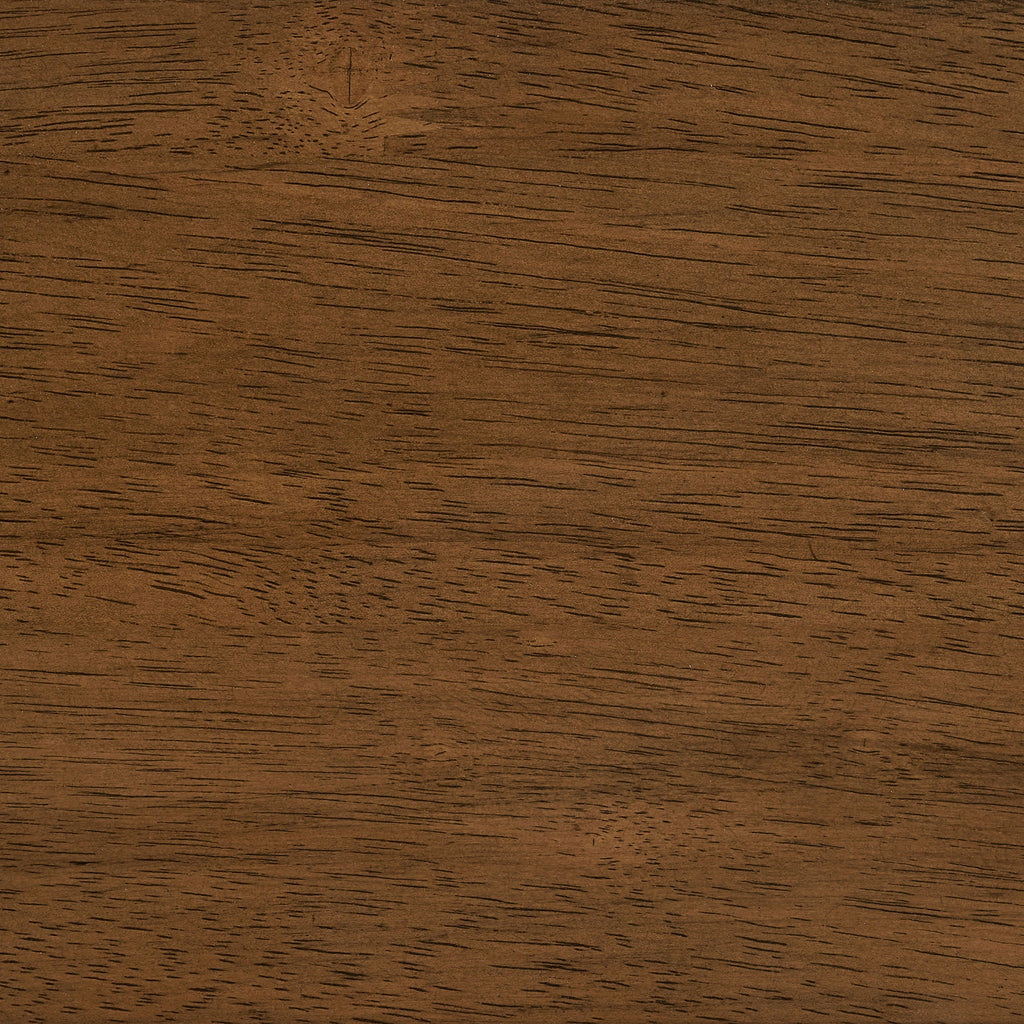 Flynn - Round Glass Top Dining Table - Brown