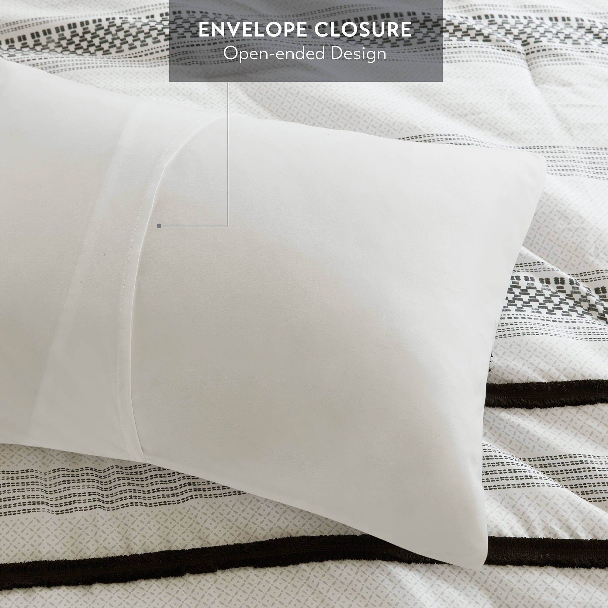 7 Piece Stripe Comforter and Quilt Set - King/Cal King
