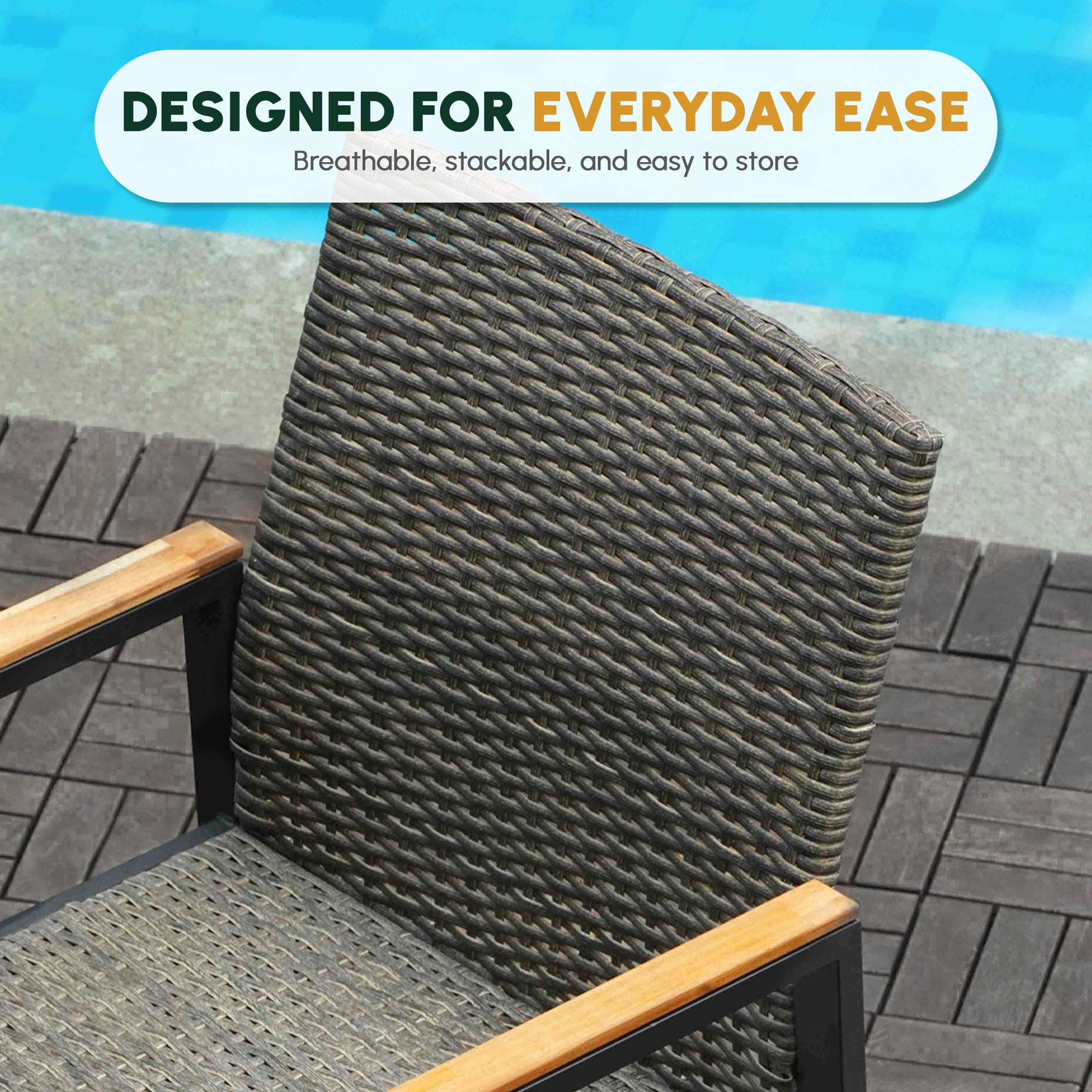 All Weather 7-Piece Patio Dining Table Set