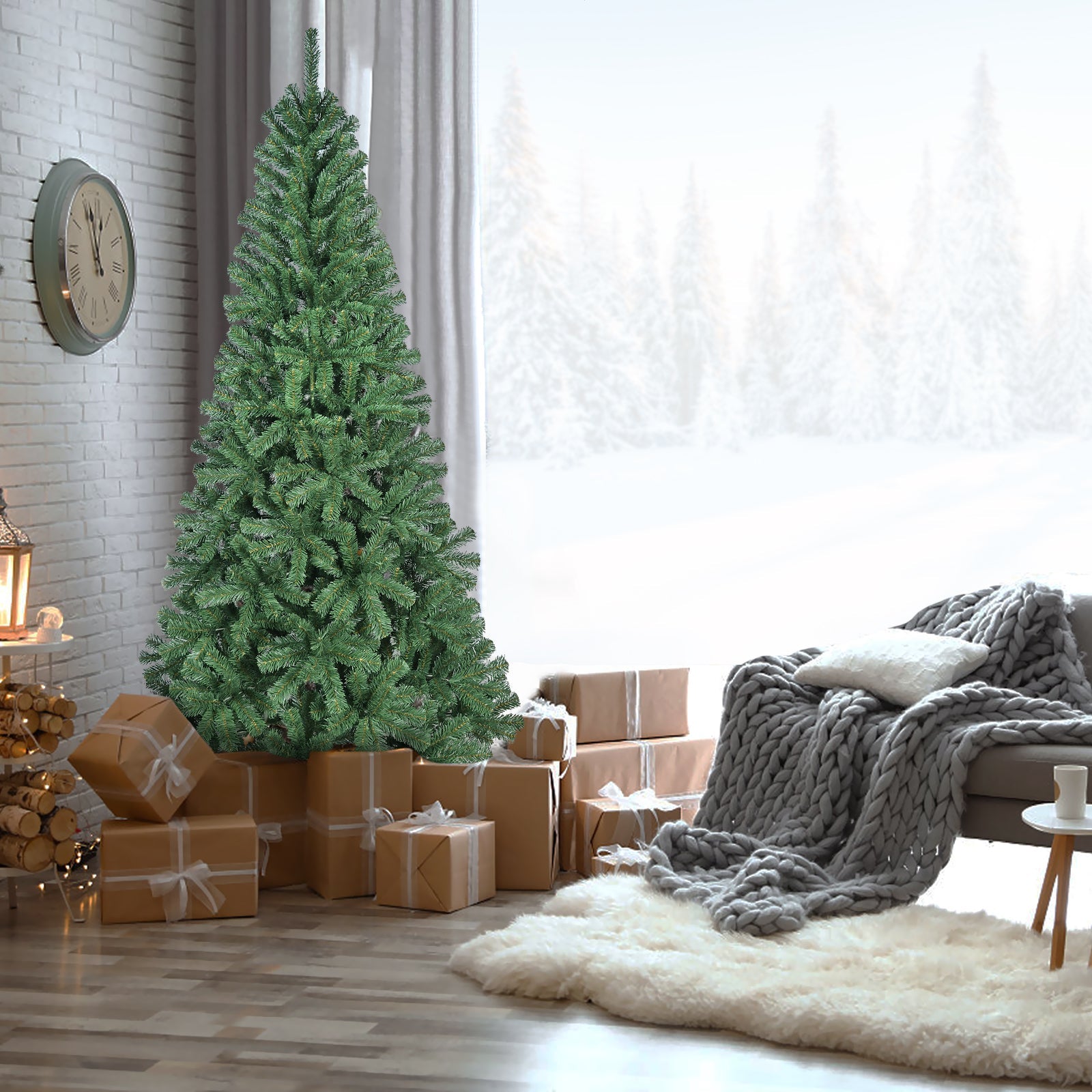 5FT Artificial Christmas Tree with 344 PVC Tips