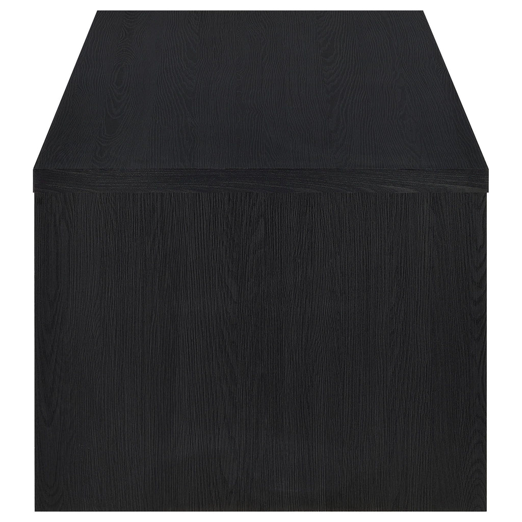 Canyon - Lift Top Table With Dual Drawers Storage Solution - Black