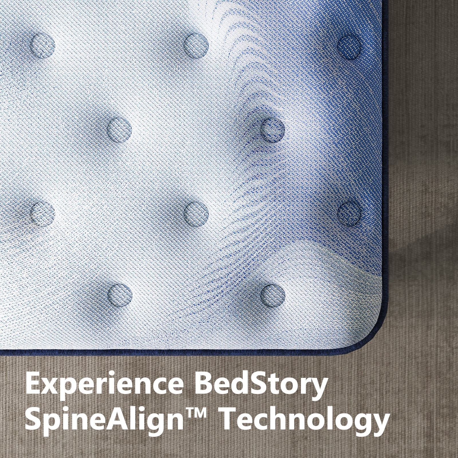 Bedstory Spine Align Pro 13" Twin Firm Cooling Hybrid Mattress