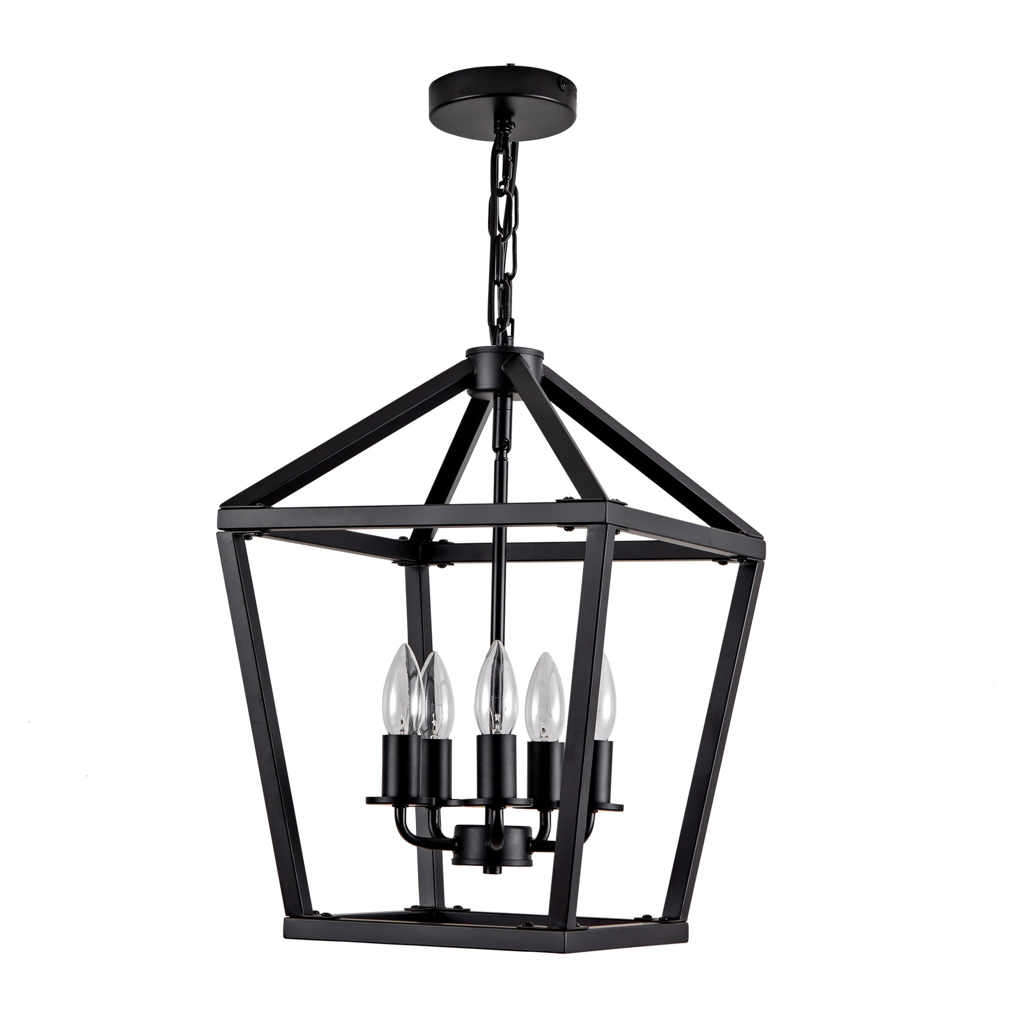 Farmhouse Lantern Chandelier 5-Light