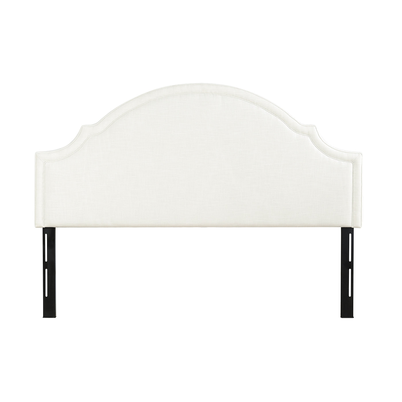 Catherine Upholstered King Headboard, Antique