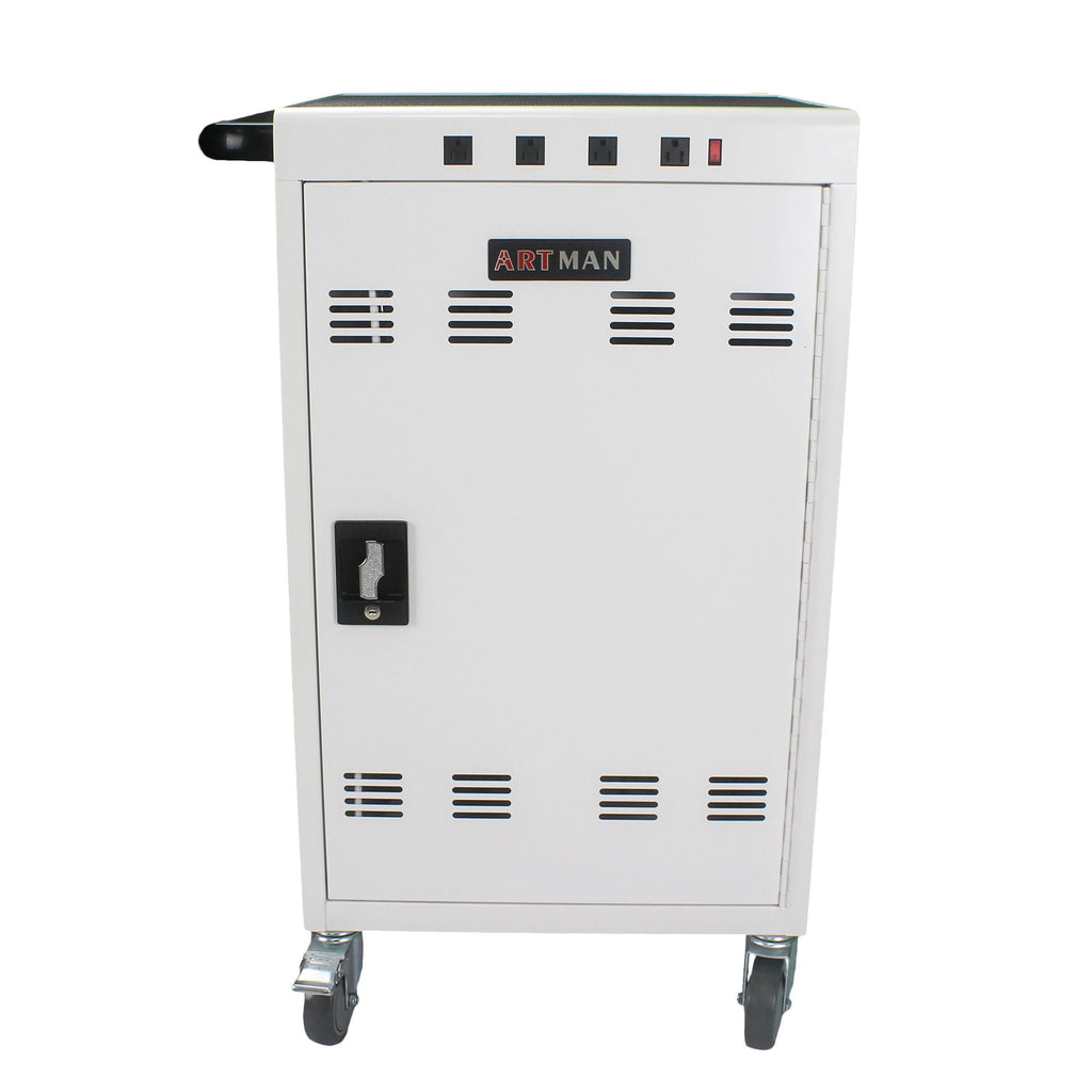 Mobile Charging Cart For Tablets Laptops 35, Device Capacity Matt Metal
