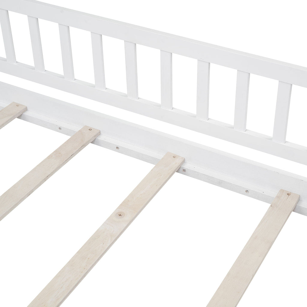 Bed House Bed Frame With Fence
