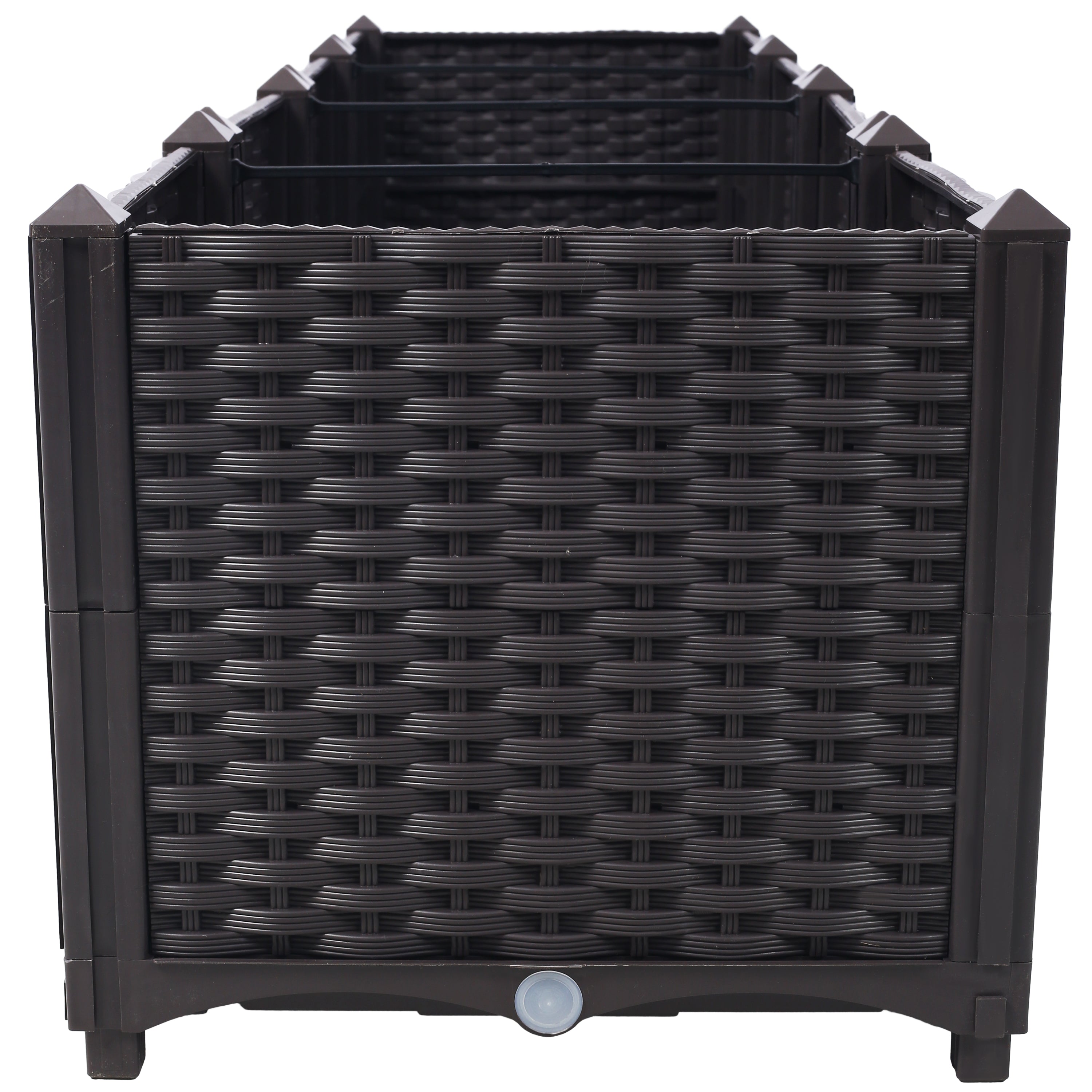 Deep Raised Garden Bed Plastic Planter Boxes