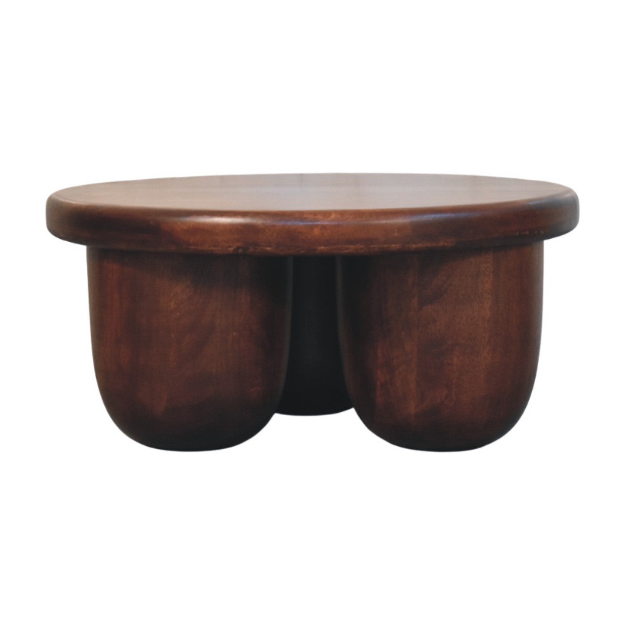 Solid Wood Clara Sculpted Coffee Table