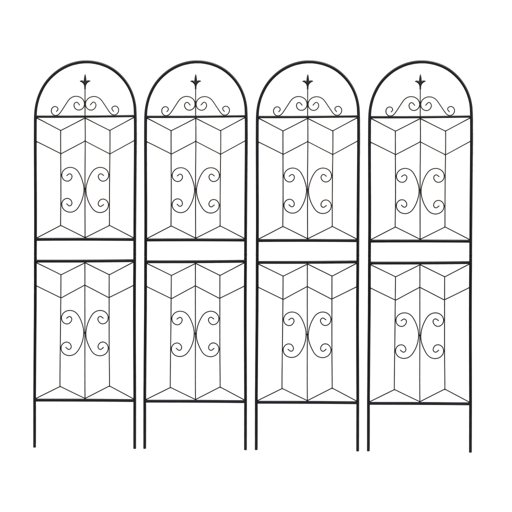 4 Pack Metal Garden Trellis