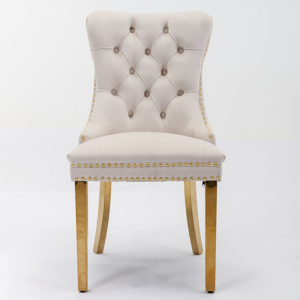 Nikki - Modern, High-End Tufted Dining Chair (Set of 2)