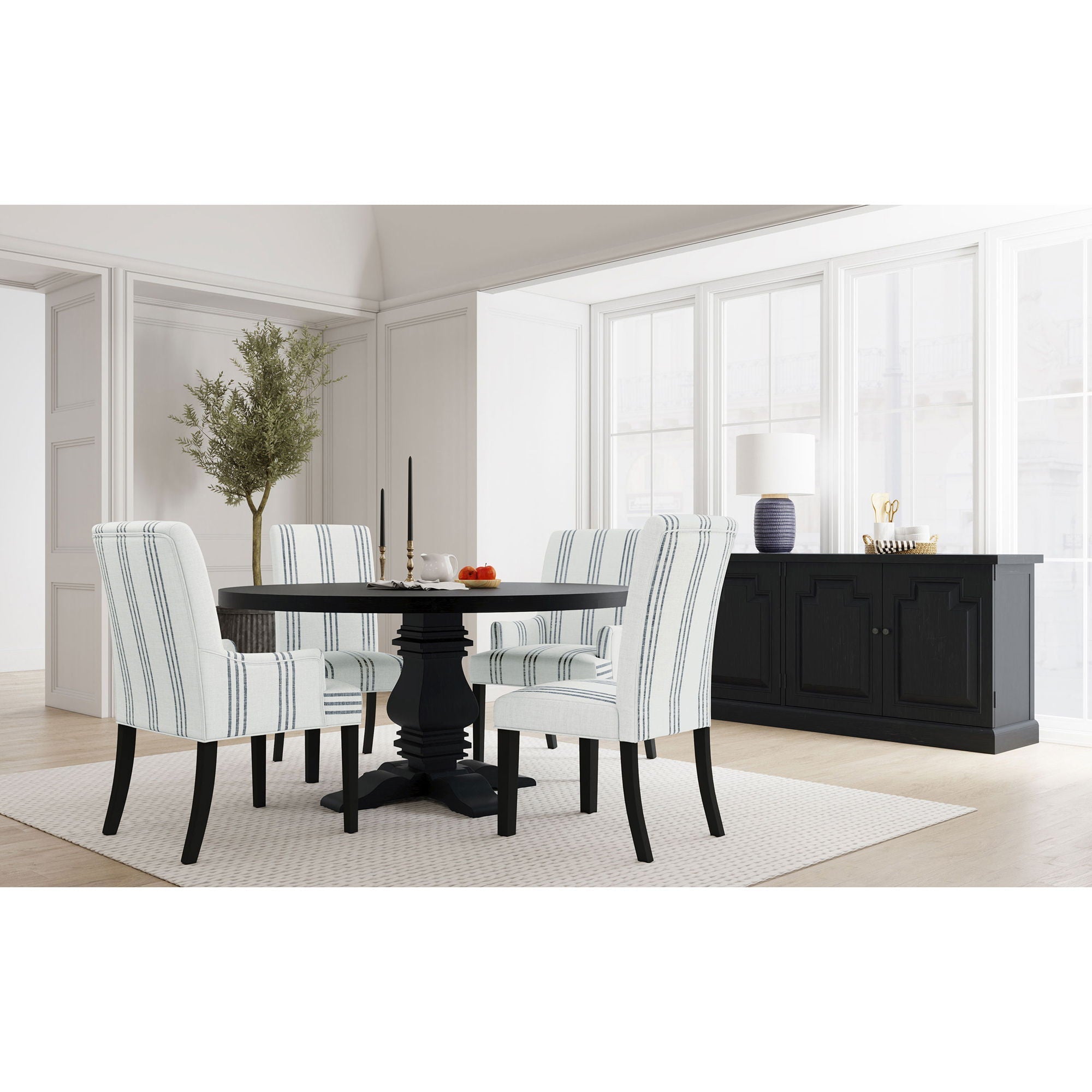 Draper - Upholstered Arm Chair - Beige