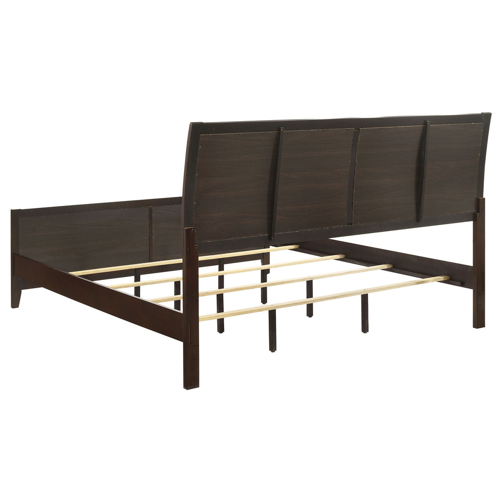 Carlton 4-piece Eastern King Bedroom Set Cappuccino