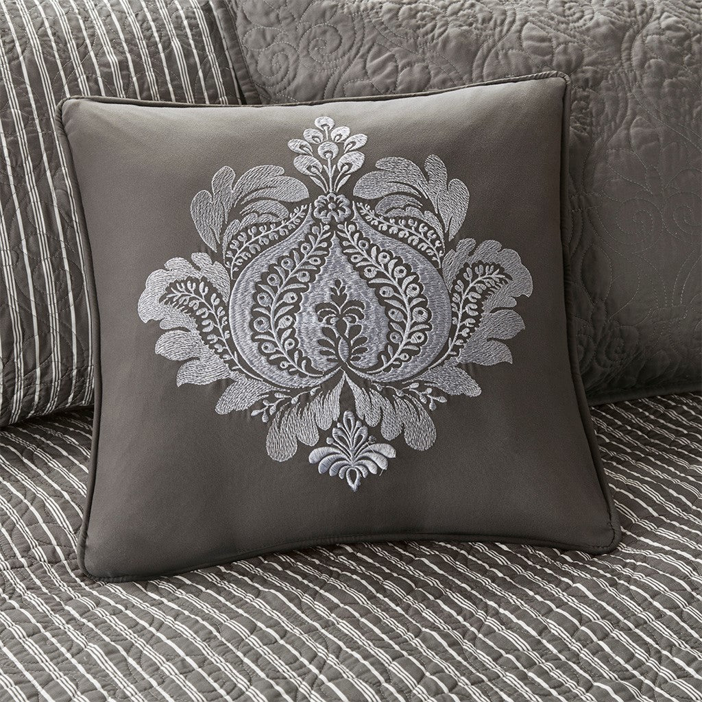6 Piece Reversible Daybed Cover Set Dark