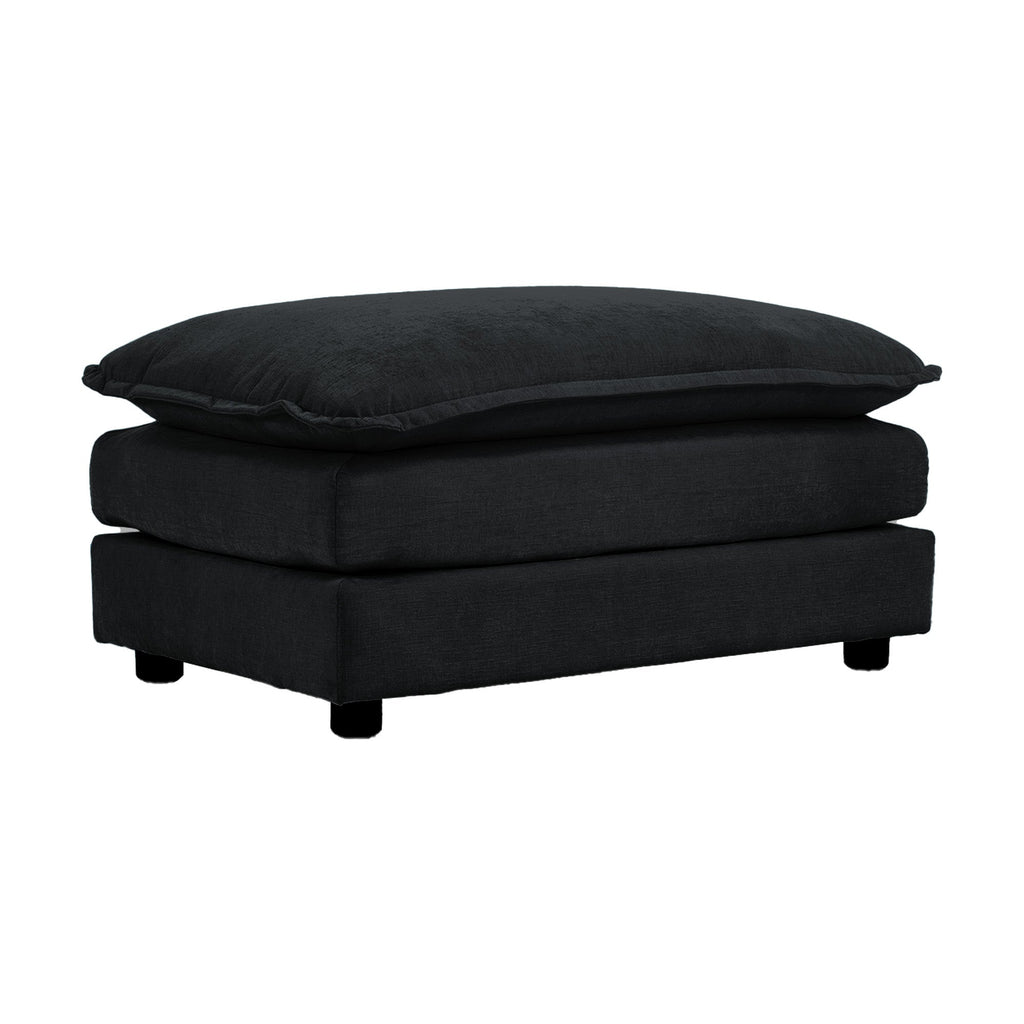 Chenille Fabric Ottomans Footrest to Combine with Sofas