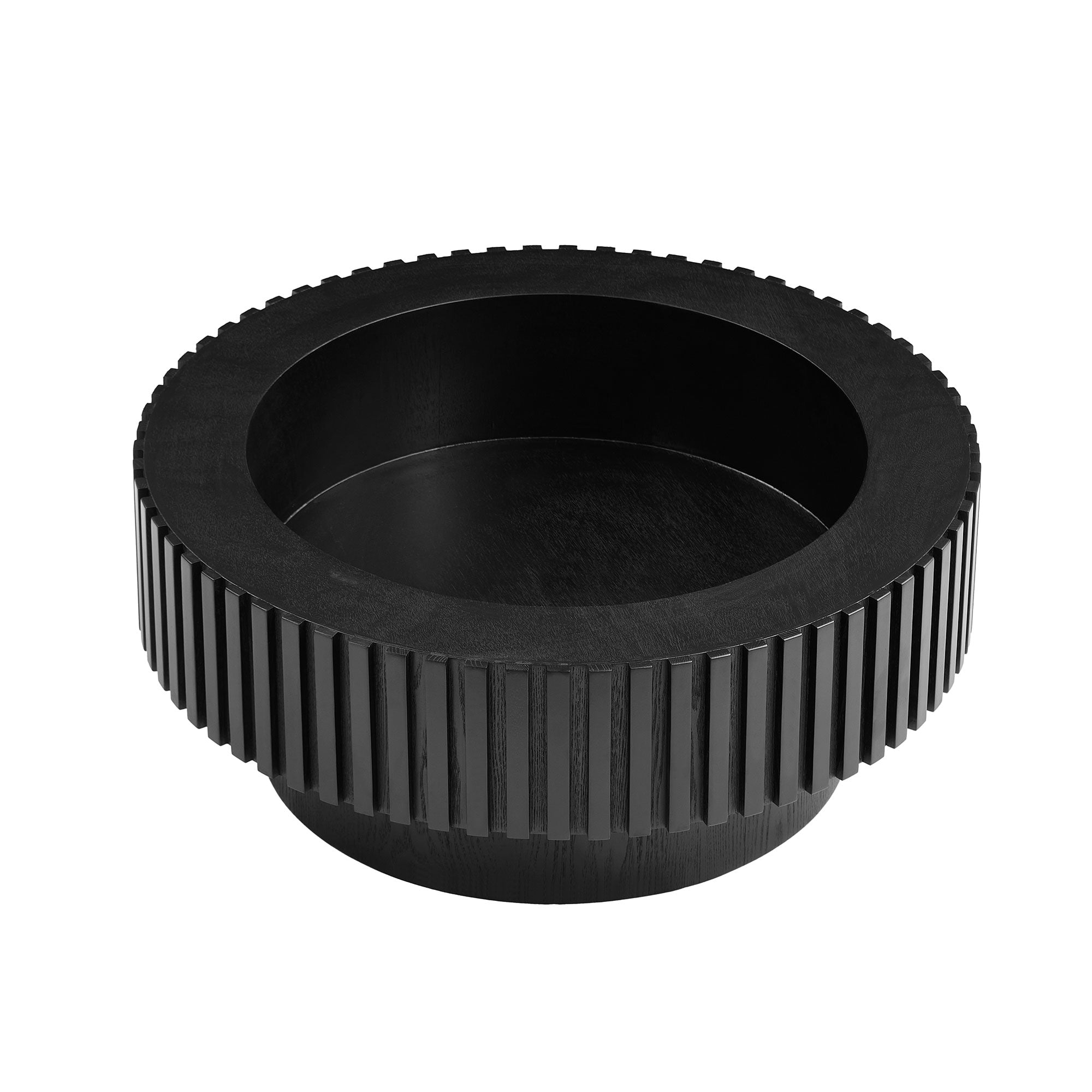 31.49'' Nesting Round Wood Coffee Table with Storage