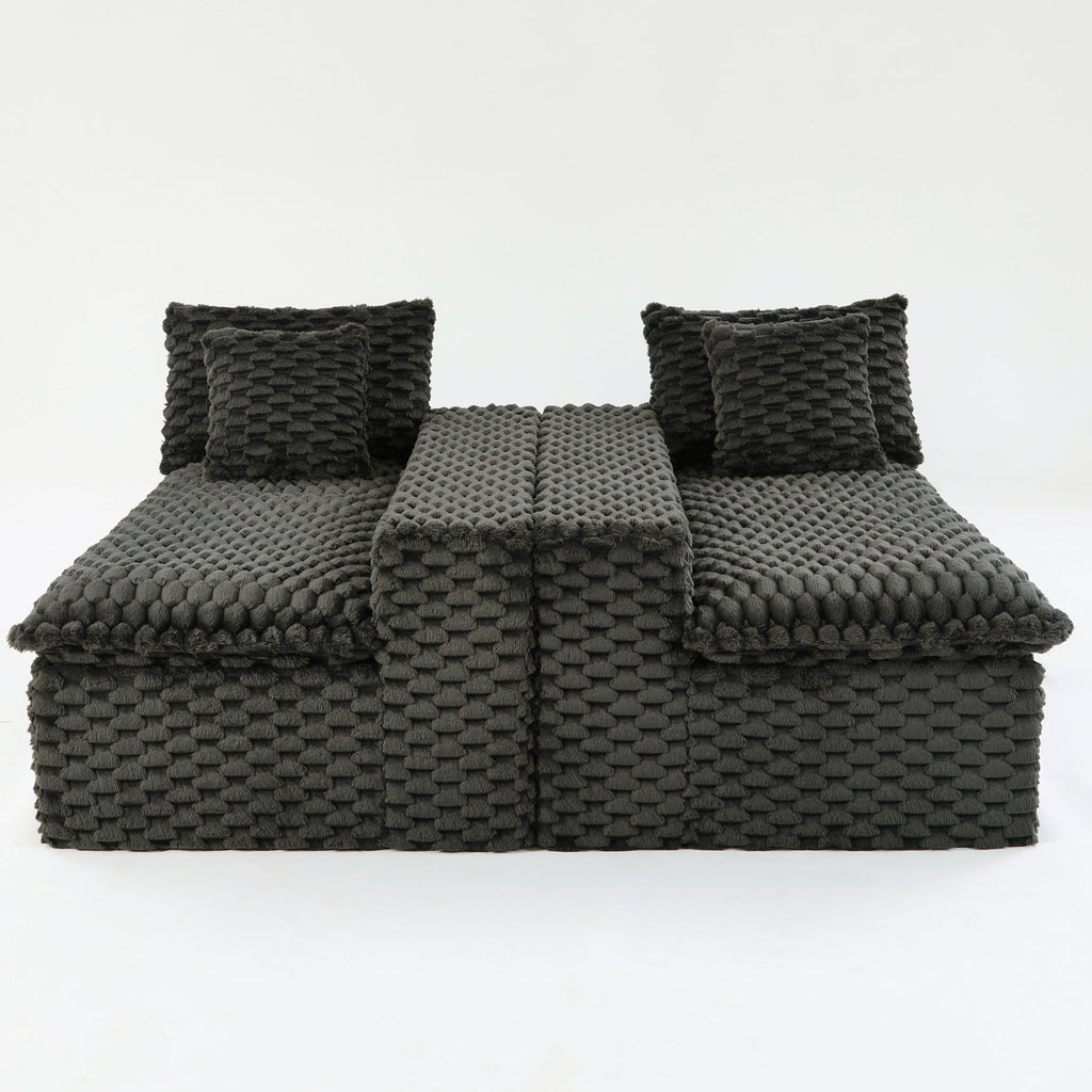 Multifunctional Sofa, Side-By-Side Or Facing Each Other
