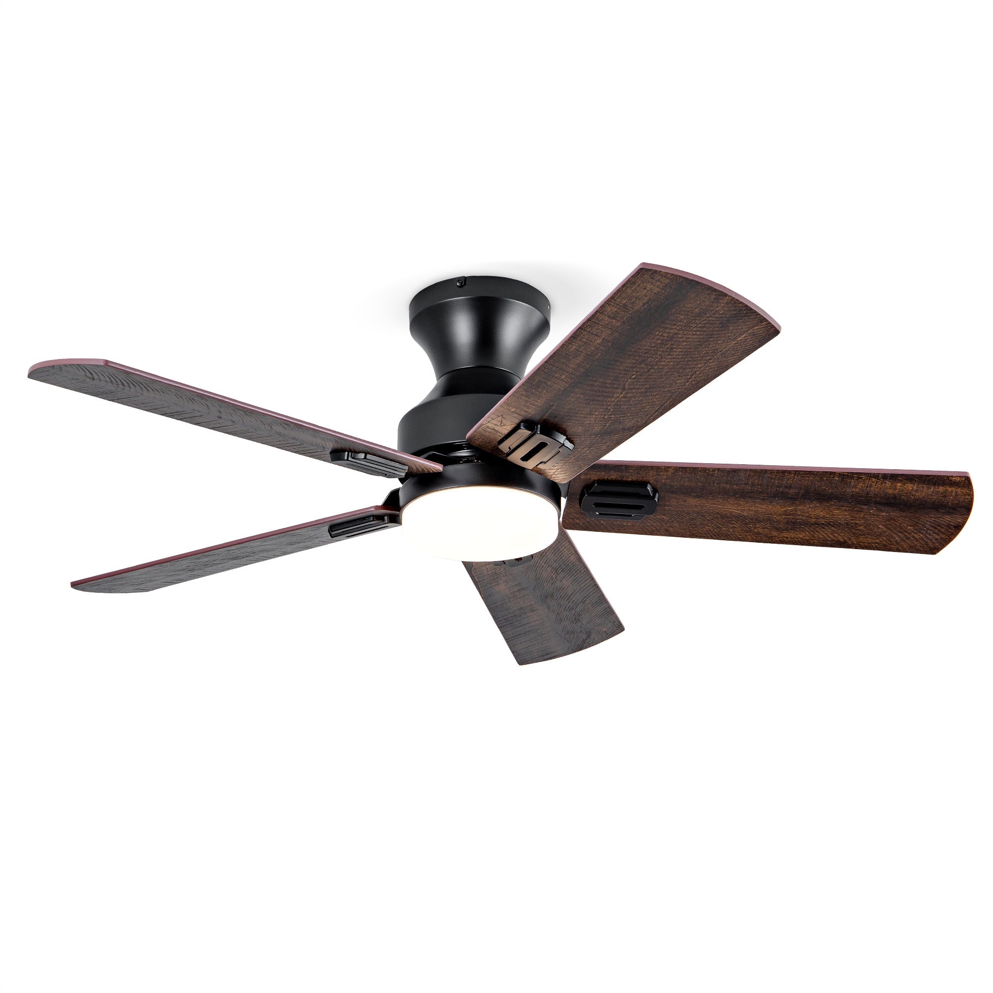 42 Inch Low Profile Ceiling Fan with Light and Remote Control