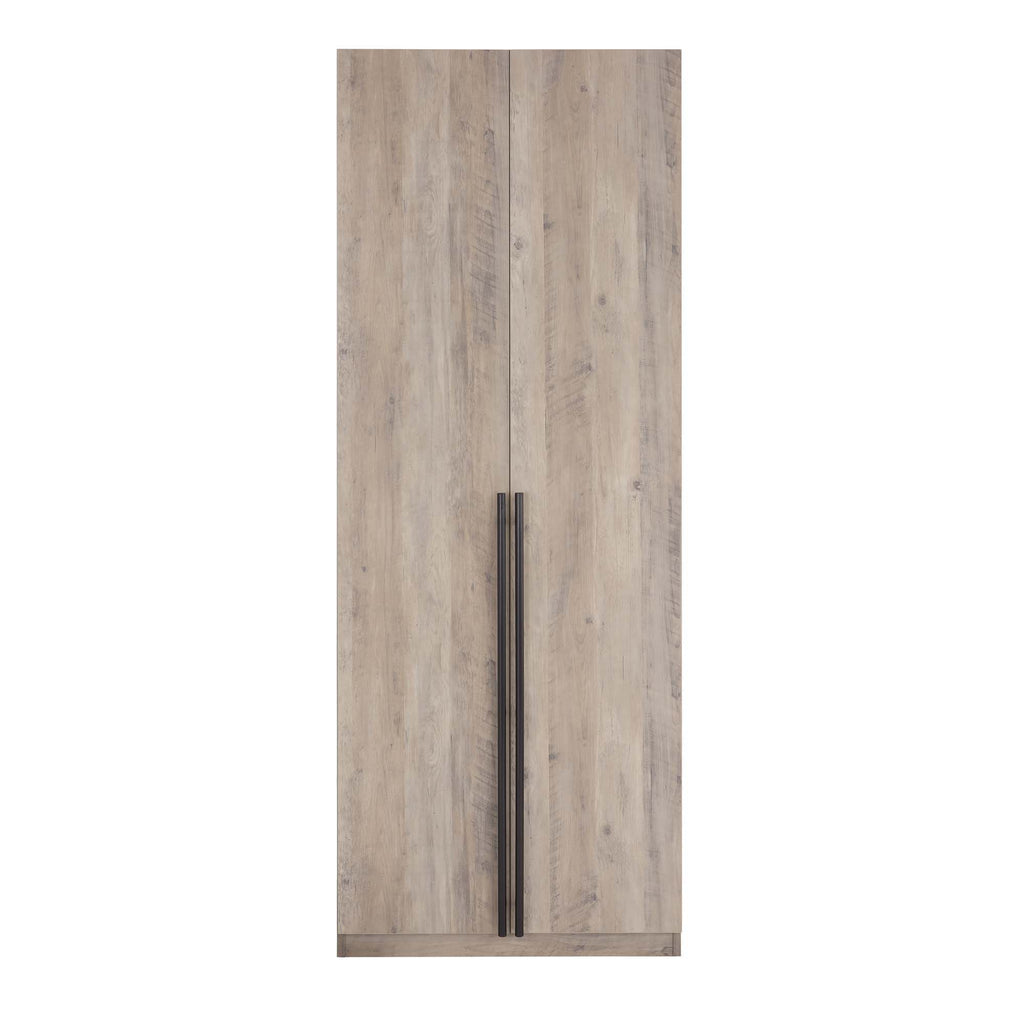 Lee - Free Standing Wardrobe Closet With Adjustable Shoe Shelves