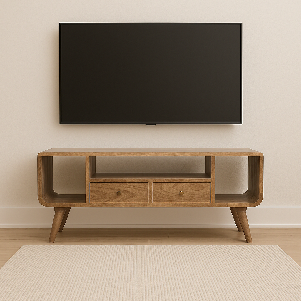 Solid Wood Soba Nordic Media Unit
