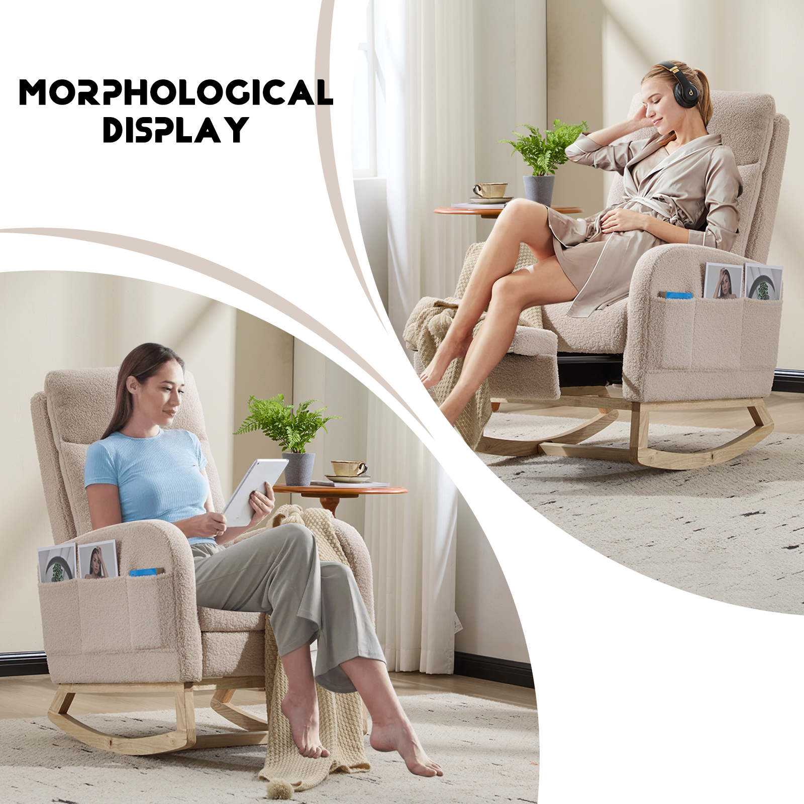 Nursery Glider Rocking Chair