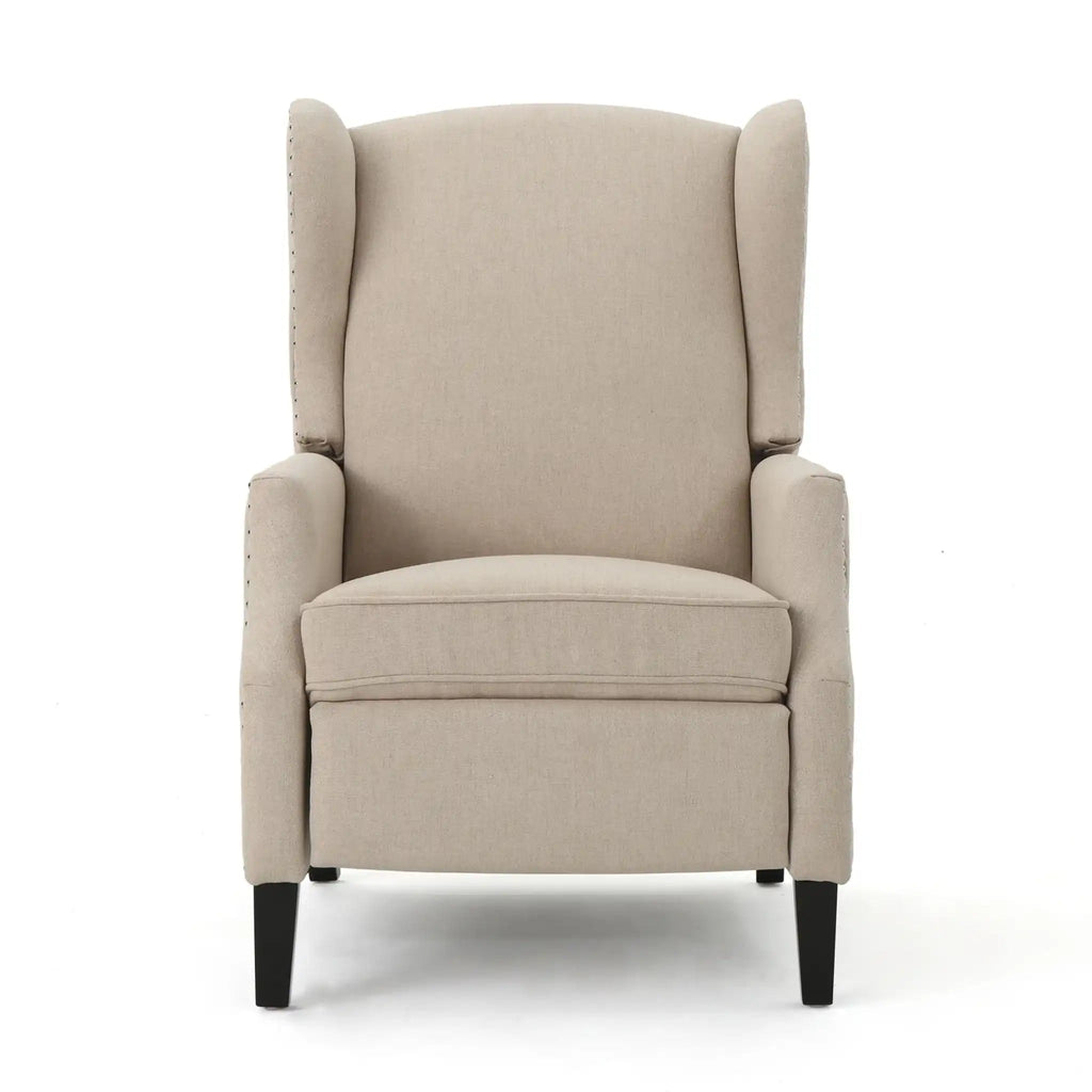 Westeros Wing Back Fabric Upholstered Recliner