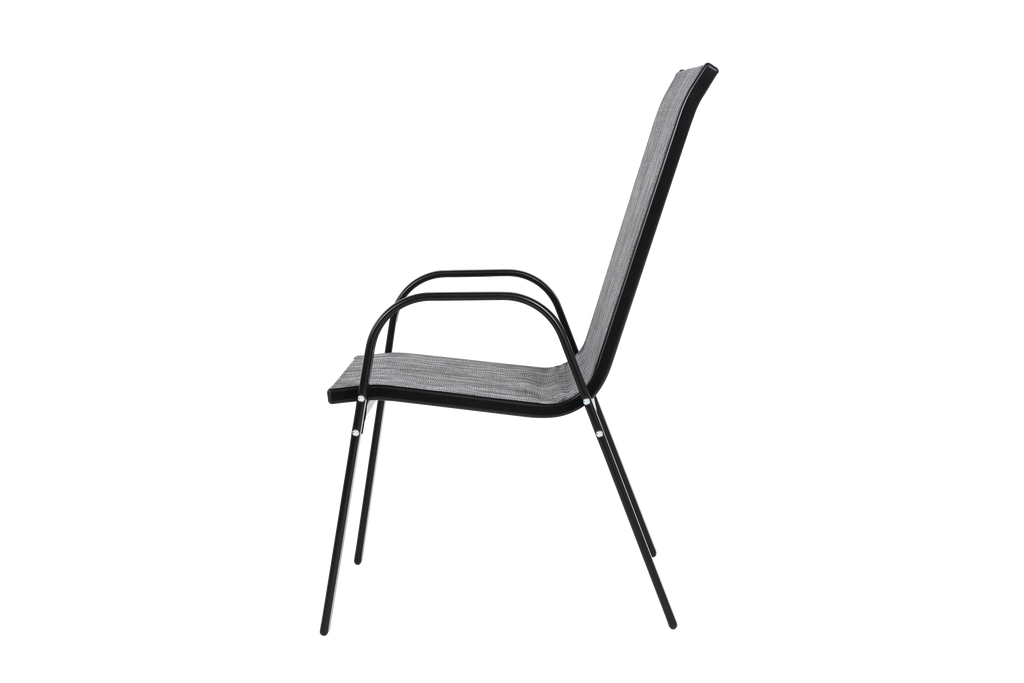 6 Piece Patio Chairs With Breathable Textilene Fabric