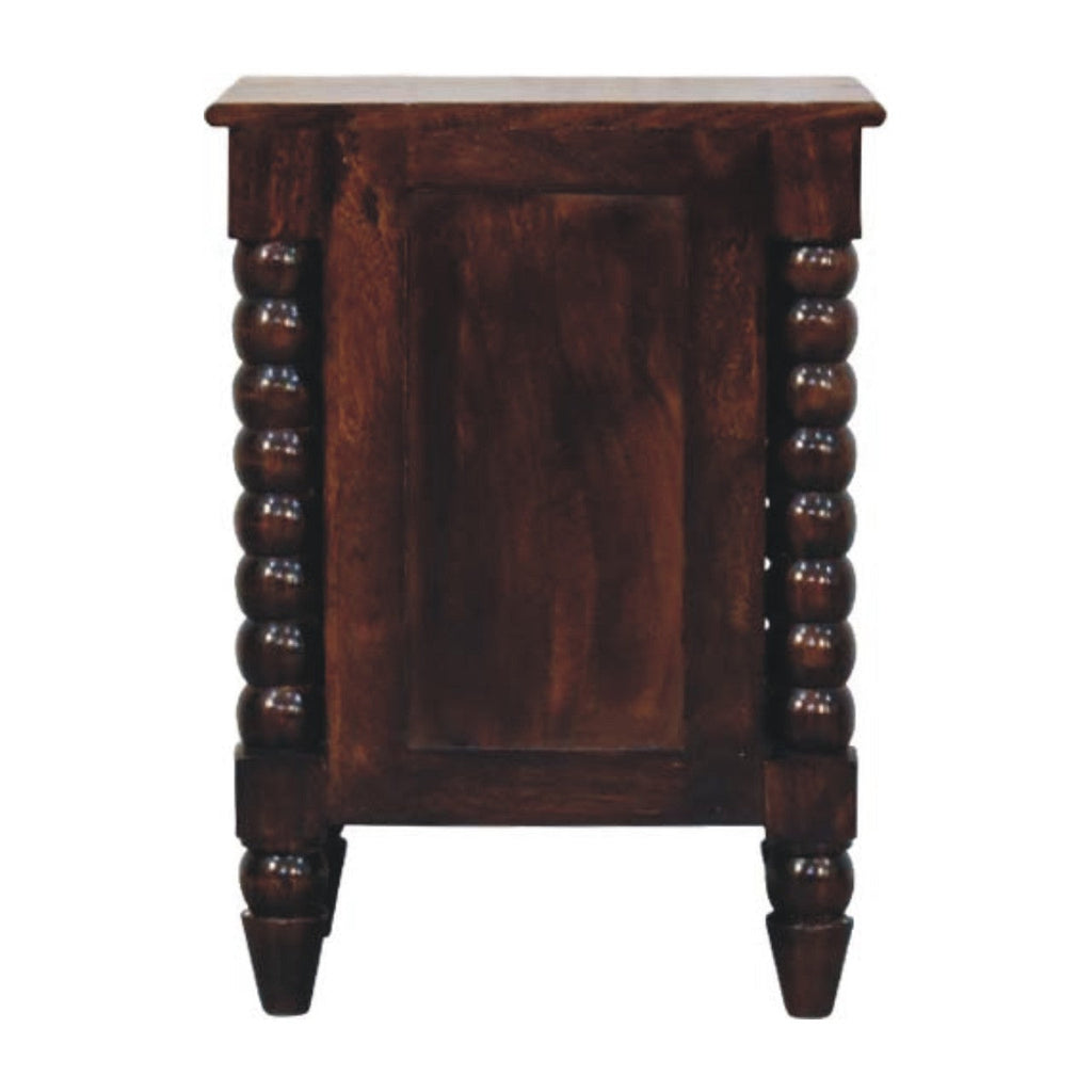 Solid Wood Spindle Duo Bedside