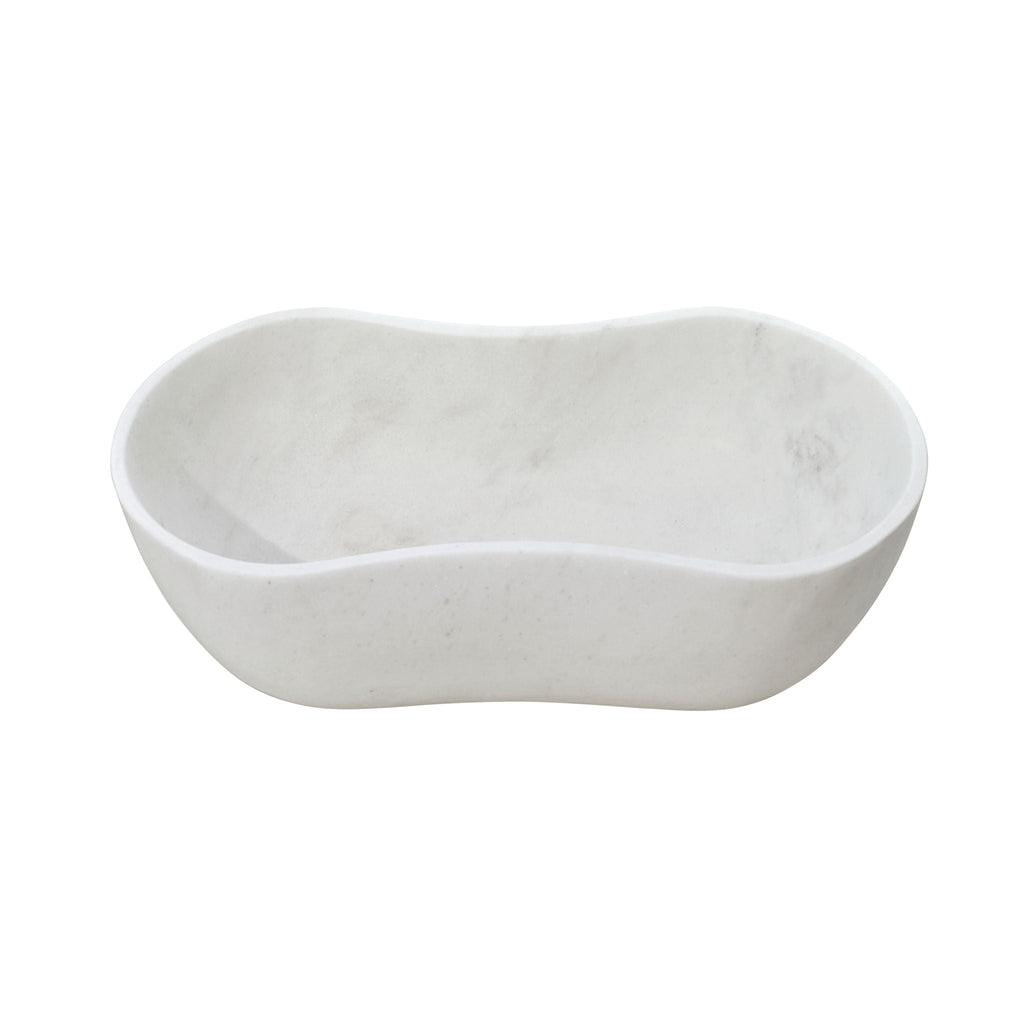 Bathroom Vessel Sink With Wavy Design