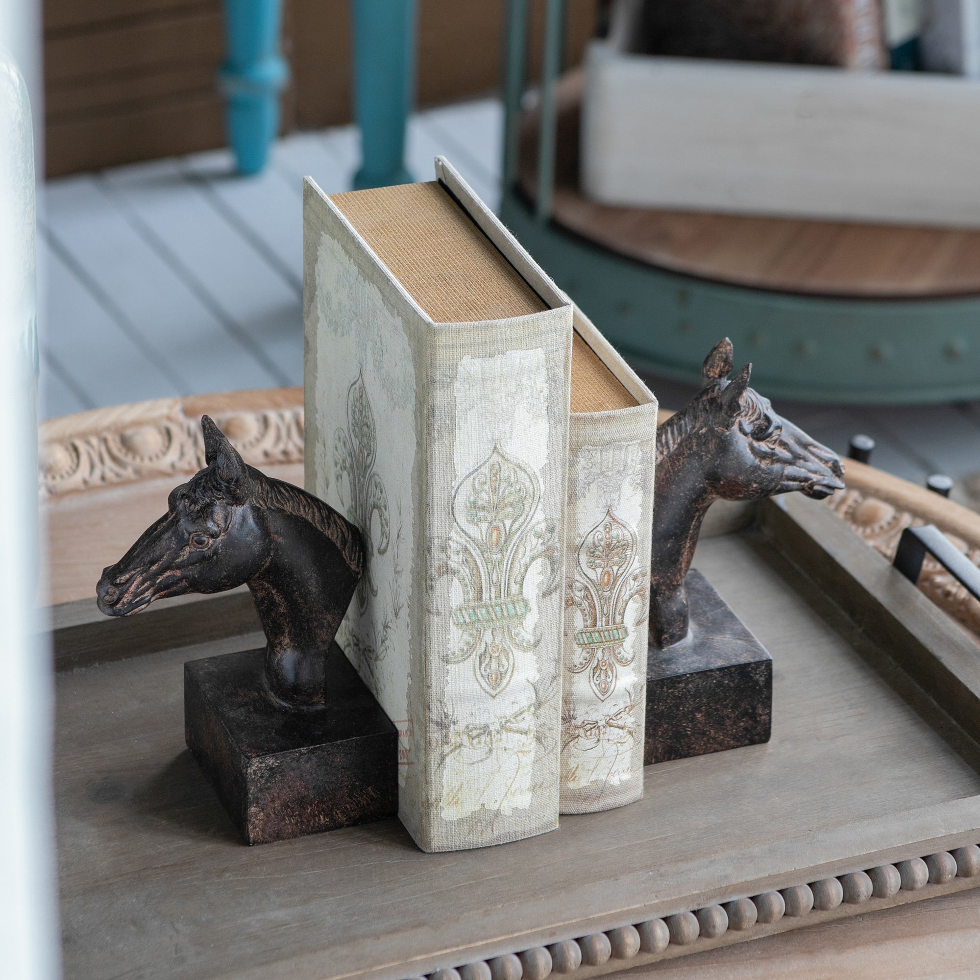 S/2 5.1x4x8' Horse Bookends