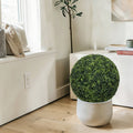 18.5In Dark Artificial Topiary Balls