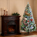 Artificial Snow Christmas Trees with Frosted Branches