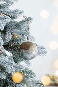 Christmas Ball Ornaments, Wood Decorative Hanging Ball Christmas Tree Ornaments For Holiday Party Decorations