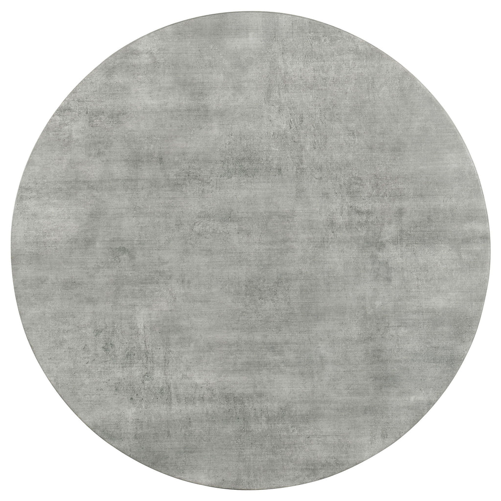 Travis - Round Top Coffee Table With Hairpin Legs - Gray / Black