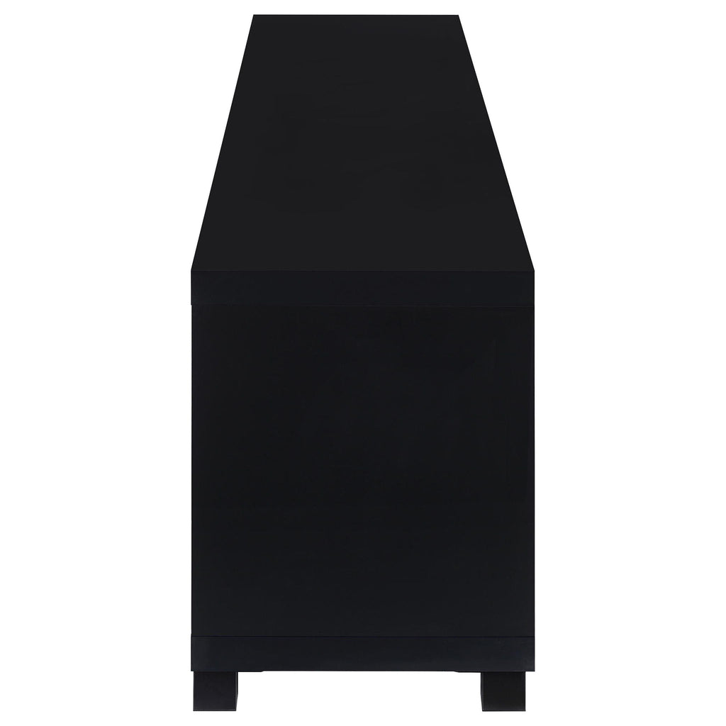 Arnaud - 3 Piece TV Stand Set With Storage - Black