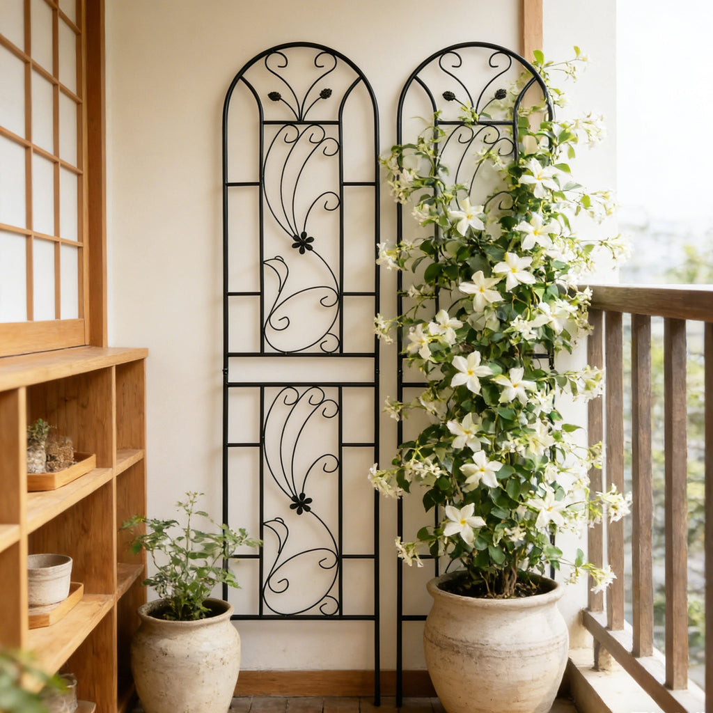 2 Pack Metal Garden Trellis