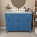 42" Modern Solid Wood Bathroom Vanity with Sink