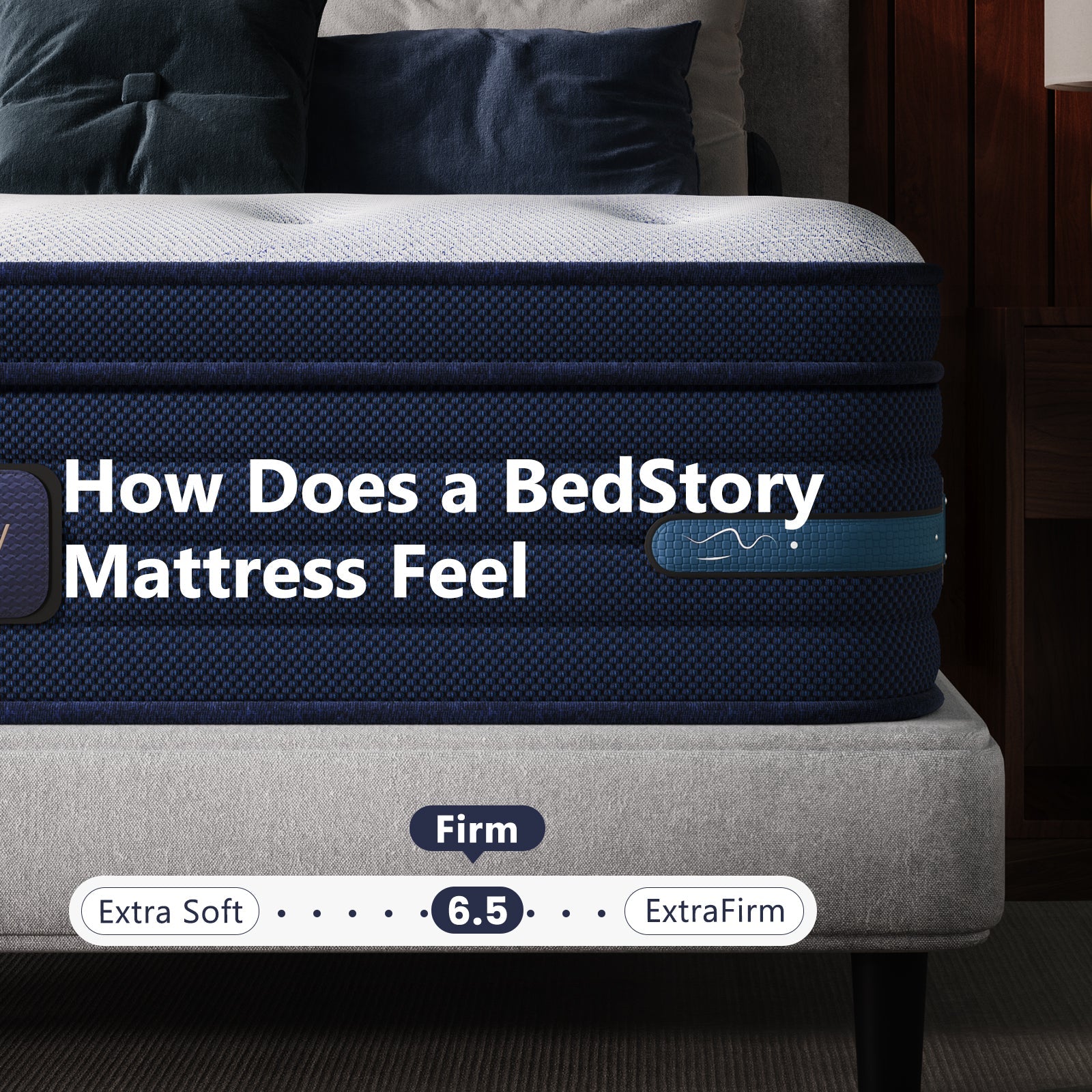 Bedstory Spine Align 12" Full Firm Pressure Relieving Cooling Hybrid Mattress