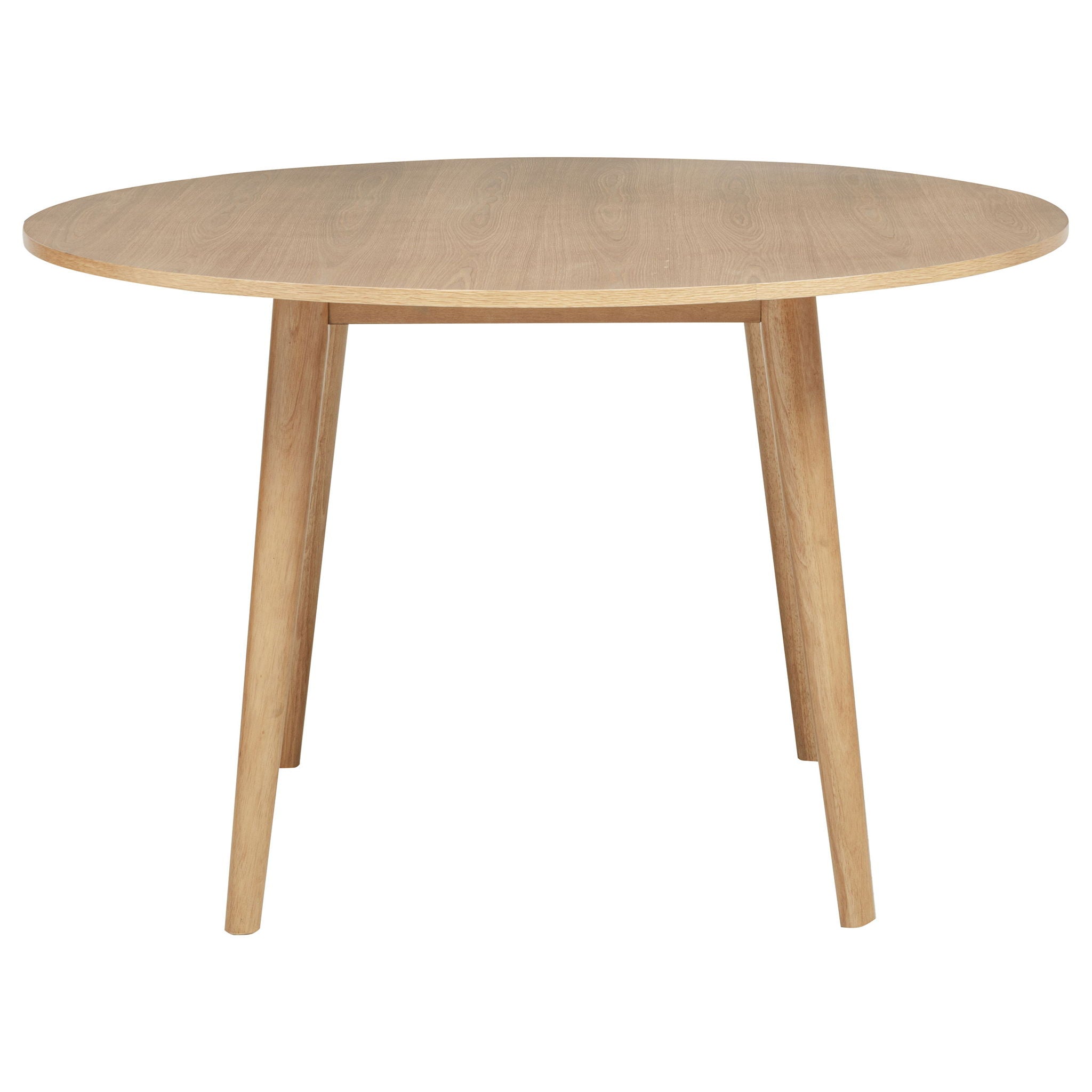 Andrews 5-piece Round Dining Table Set Light Ash and White