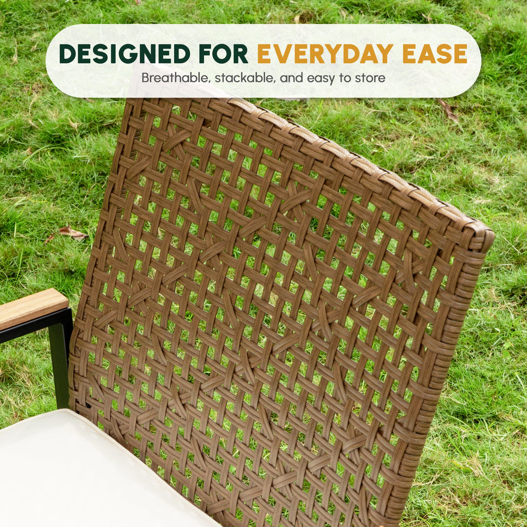 All Weather 5-Piece Patio Dining Table Set