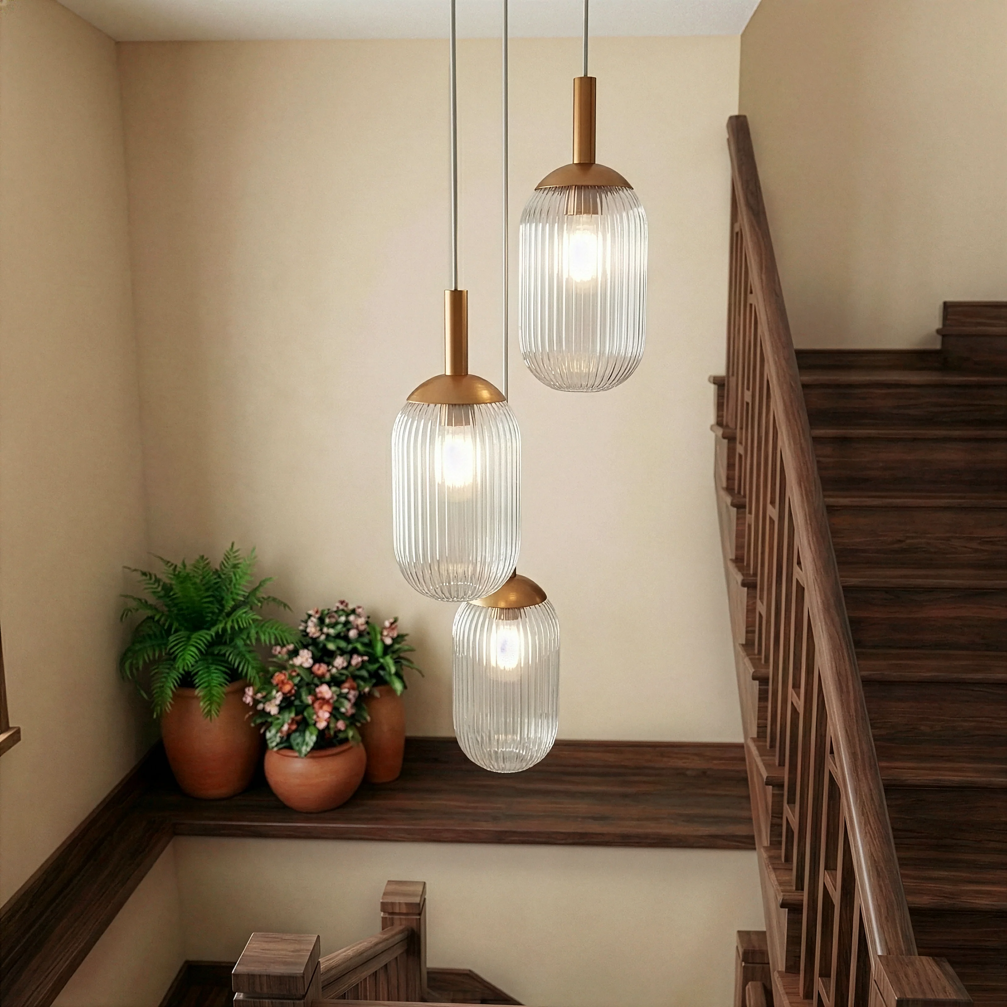 Creative American Country Retro Ceiling Light