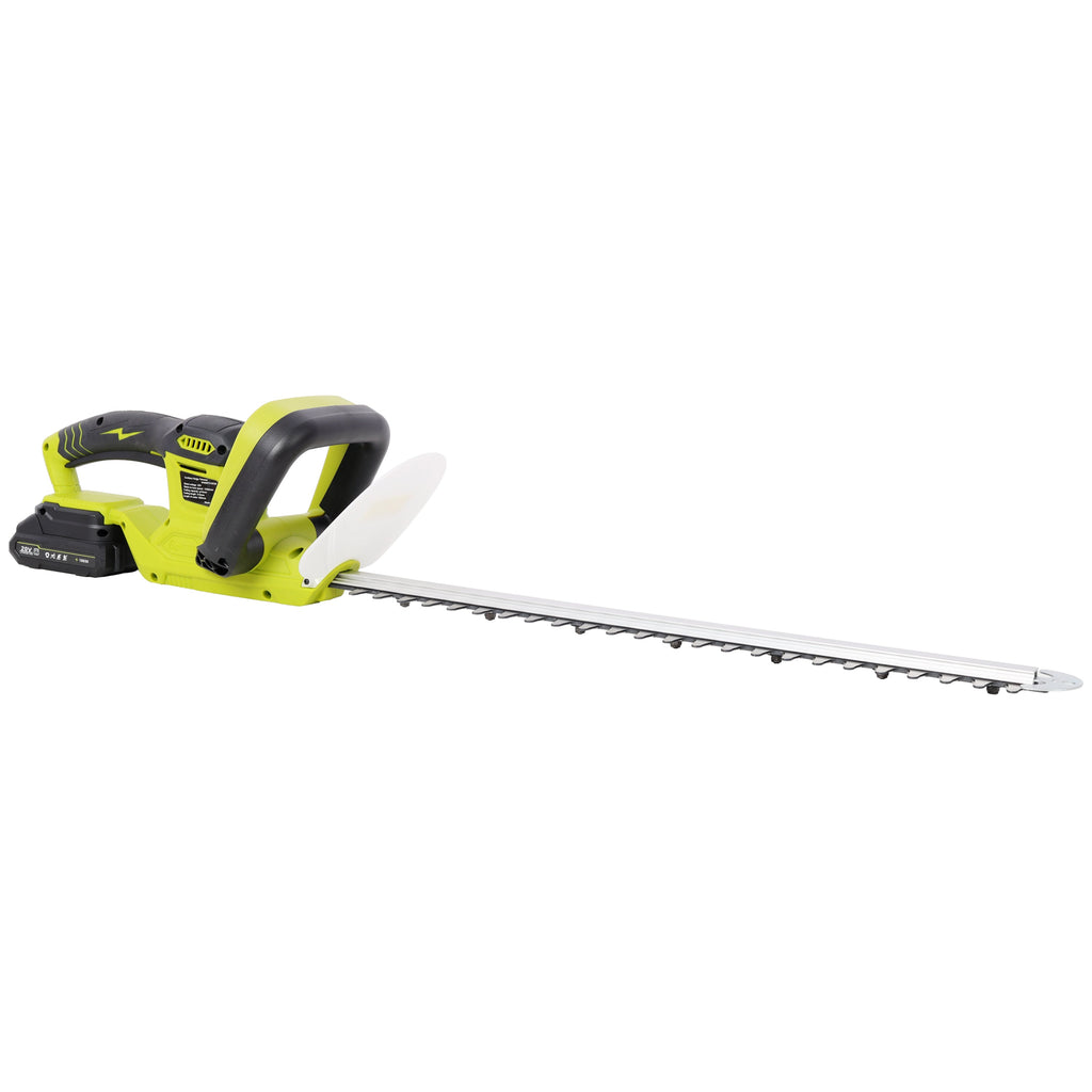 21V DC Hedge Trimmer with Battery and Seat Charger