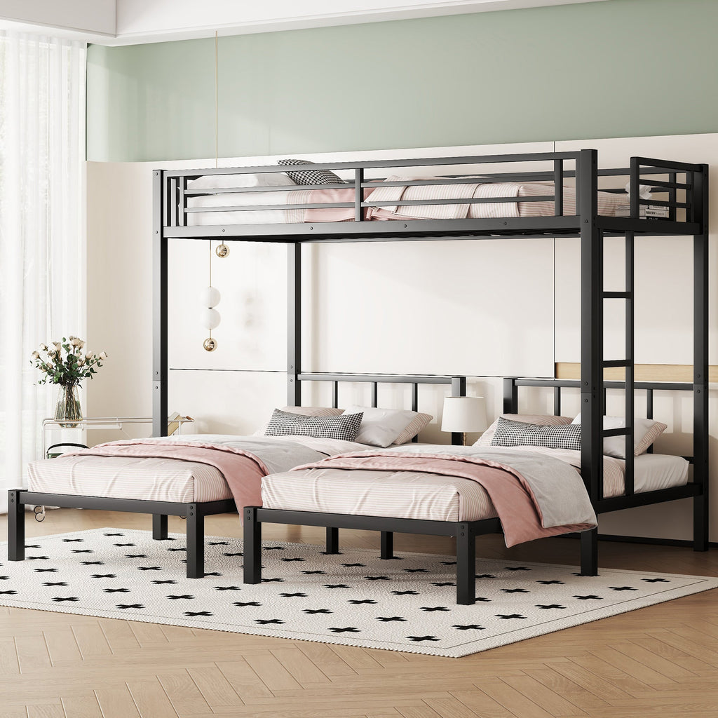 Metal Triple Bunk Bed for Kids