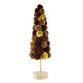 6.7x6.7x20" Tree Christmas Table Decor, Coffee