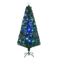 HOMCOM 6' Tall Douglas Fir Pre-Lit Artificial Christmas Tree