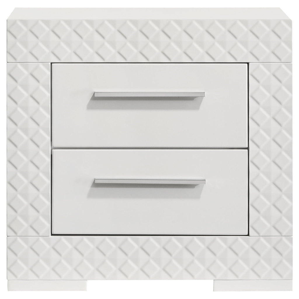 Pierce - 2 Drawer Nightstand, Bedside Table