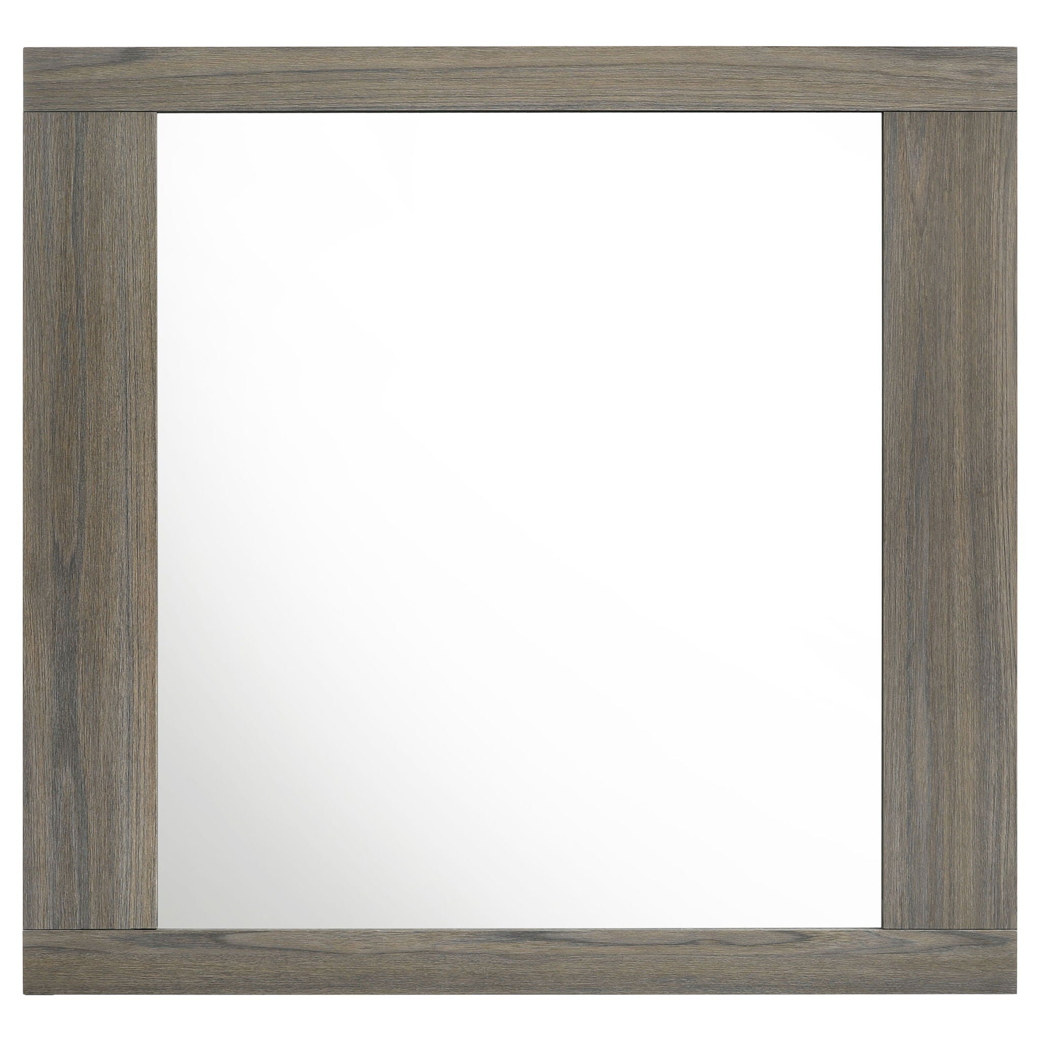 4 Piece Queen Bedroom Set With Built In Storage And Mirror - Oak