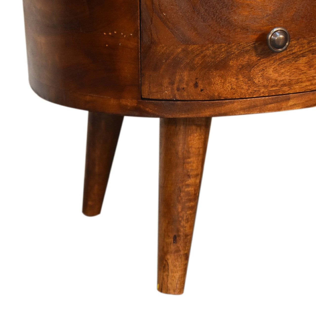 Solid Wood Mini Chestnut Wave Coffee Table