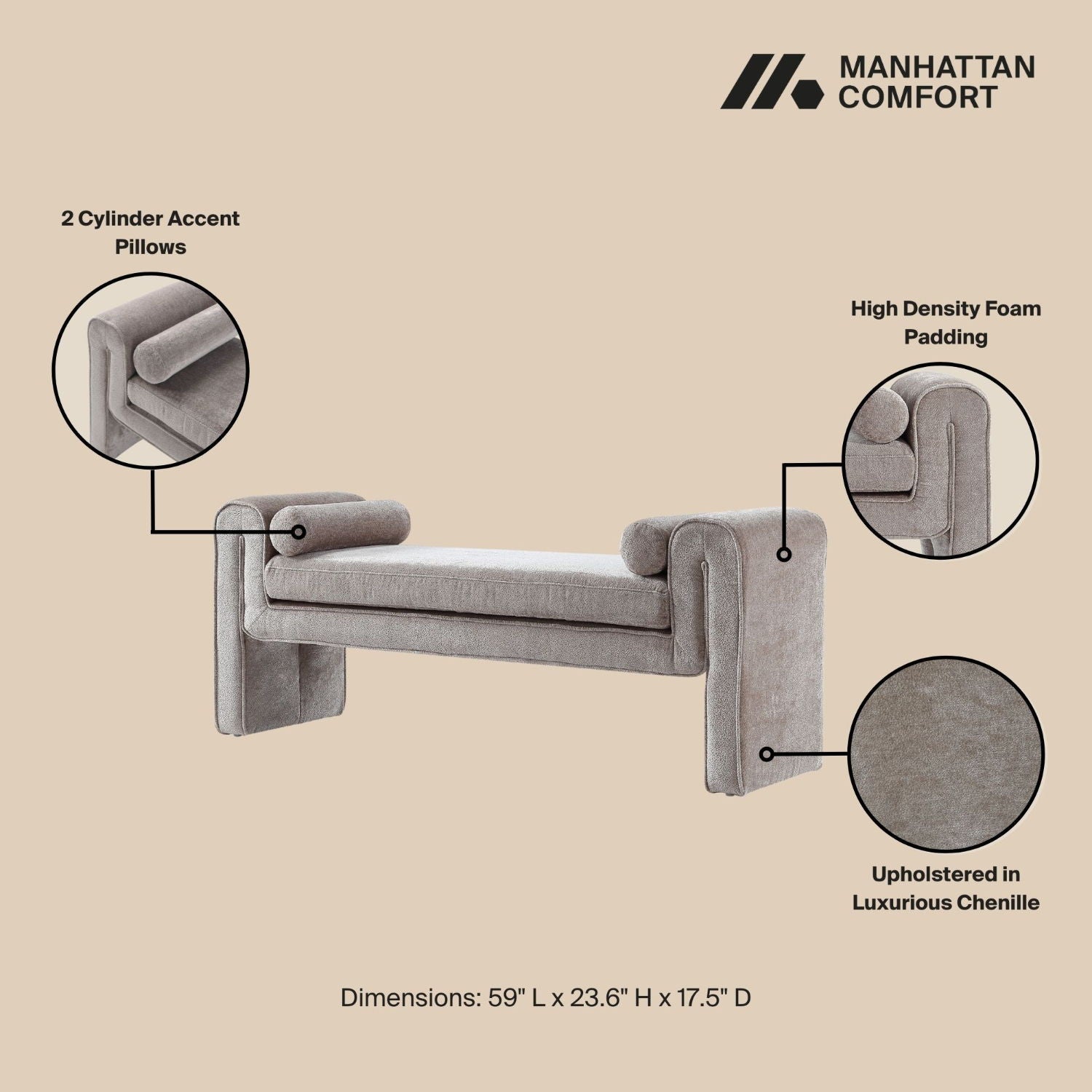 Concord - Accent Bench