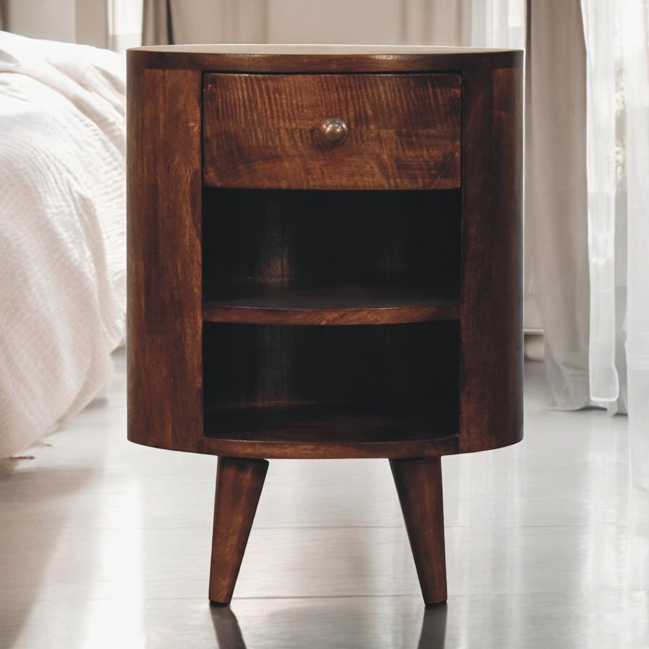 Solid Wood Cortez California Nightstand