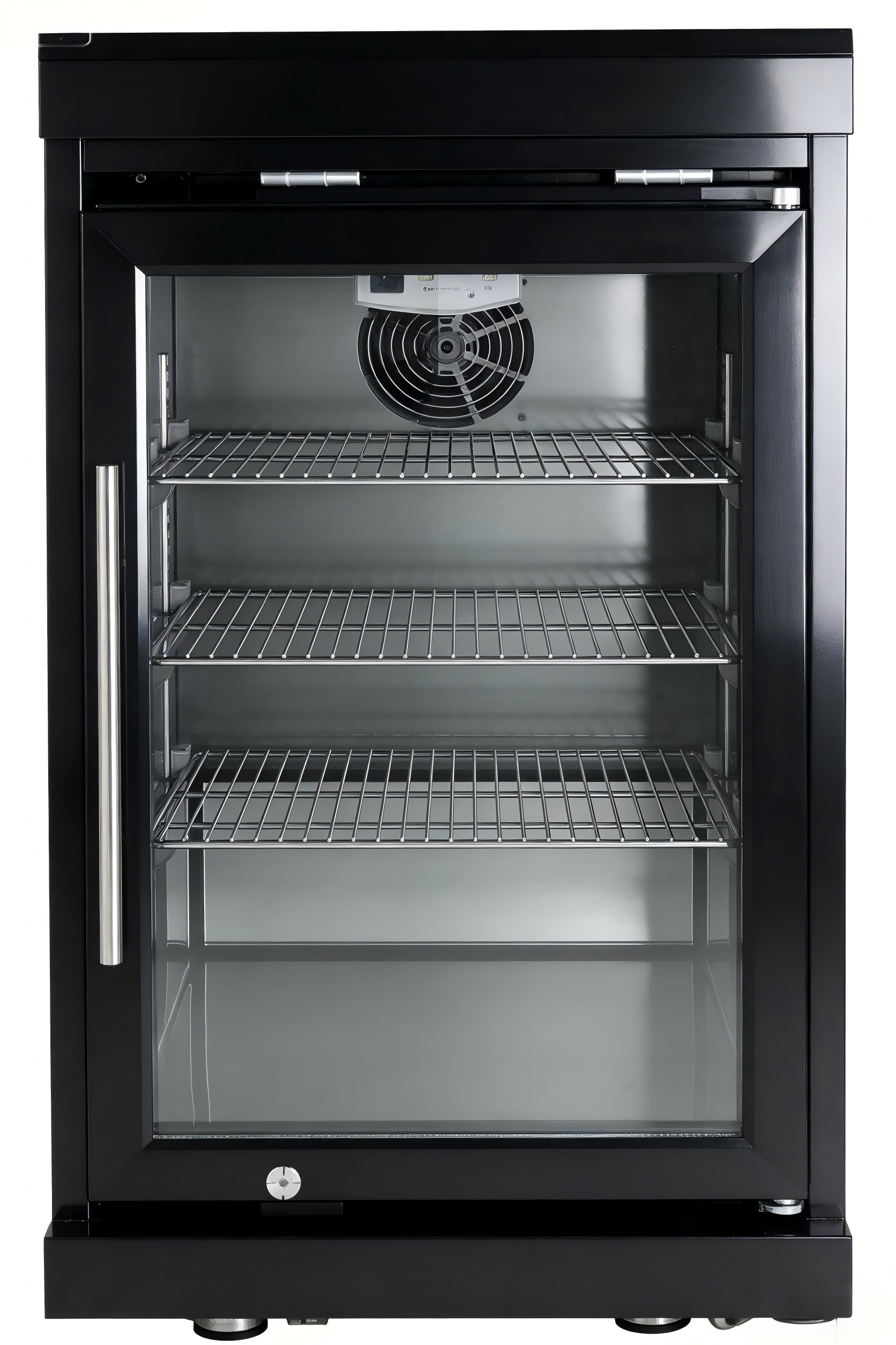 Black Single Door Fridge Cabinet Outdoor Kitchen Islands